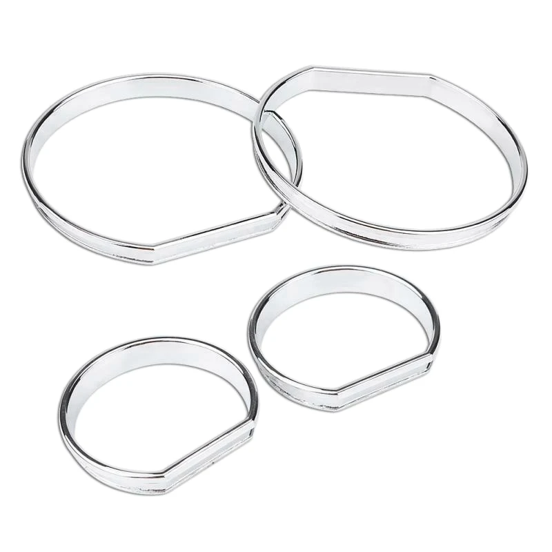 4 шт. Передняя панель автомобиля спидометр датчик украшения Рамка циферблат