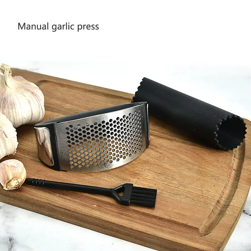 Пресс для чеснока бытовой ручной пресс кухонный инструмент набор простой в