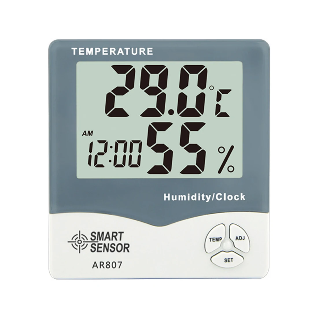 Цифровой гигрометр AR807 термометр для влажности и сухой метеостанция с календарем