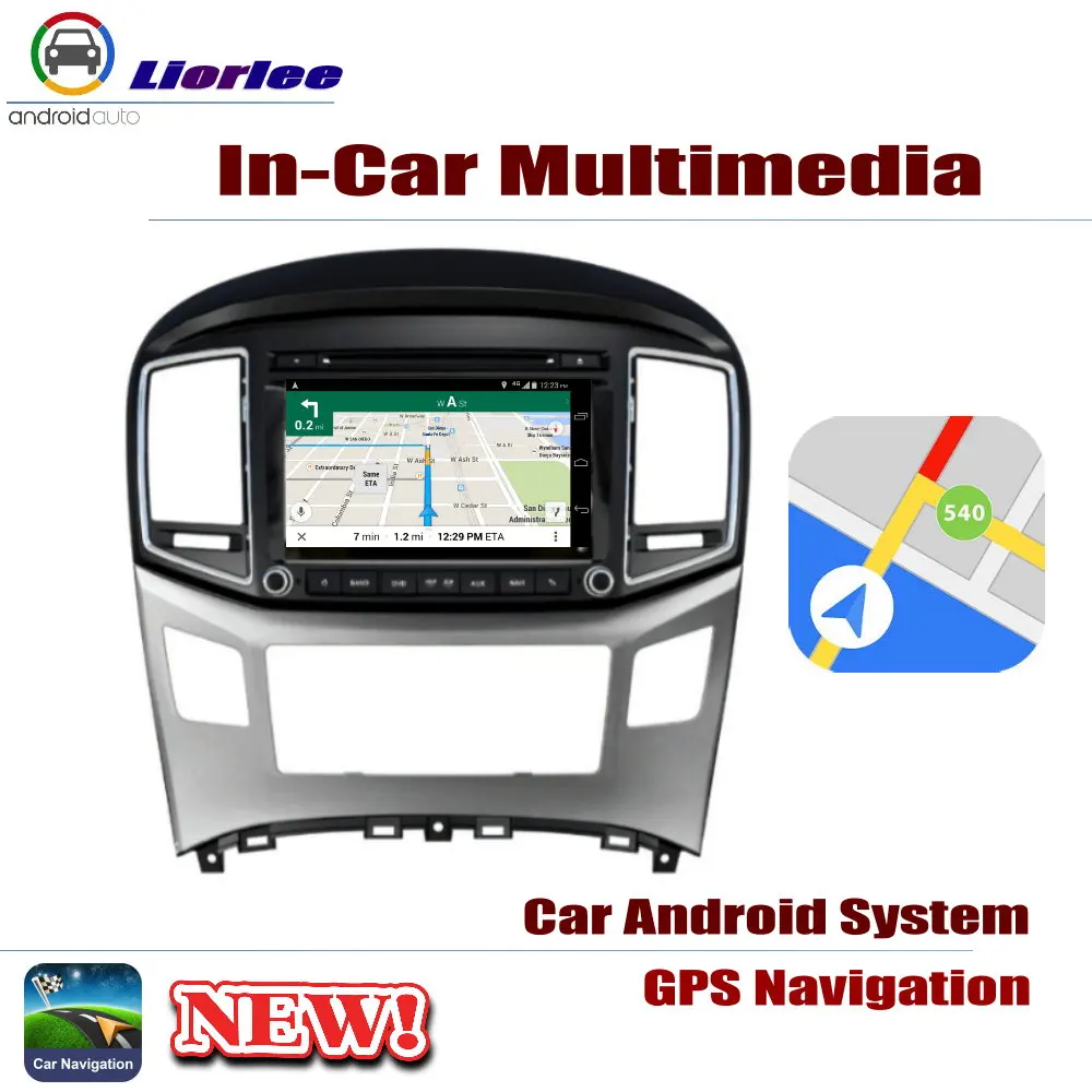 Для Hyundai H1 H-1 Huiyi 2016-2019 автомобильный dvd-плеер на основе Android IPS ЖК-экран GPS
