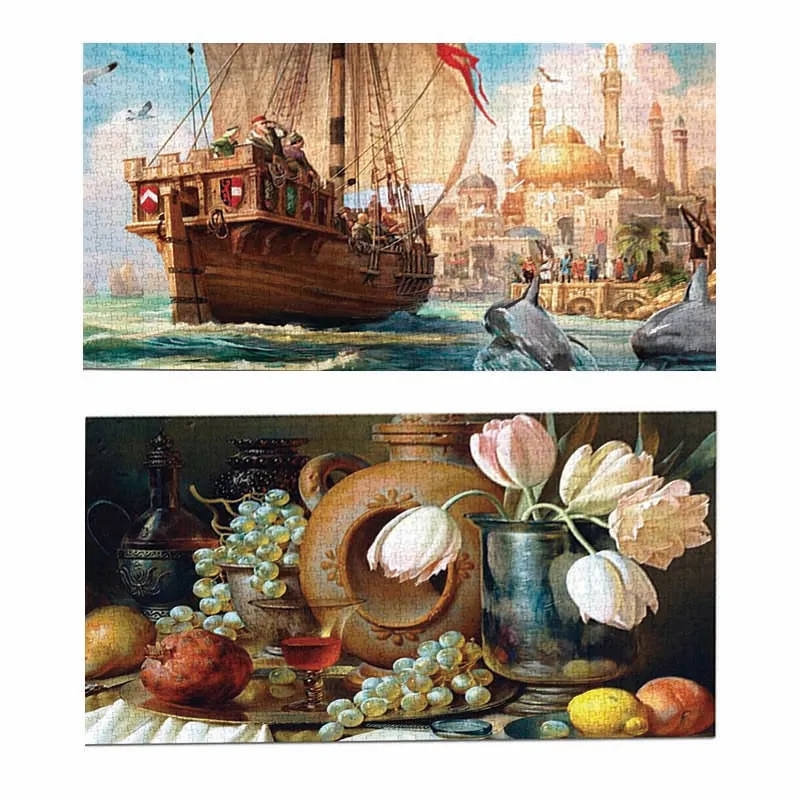 Пазл 1000 шт. игрушки сделай сам пейзаж живопись архитектурный сборка картины