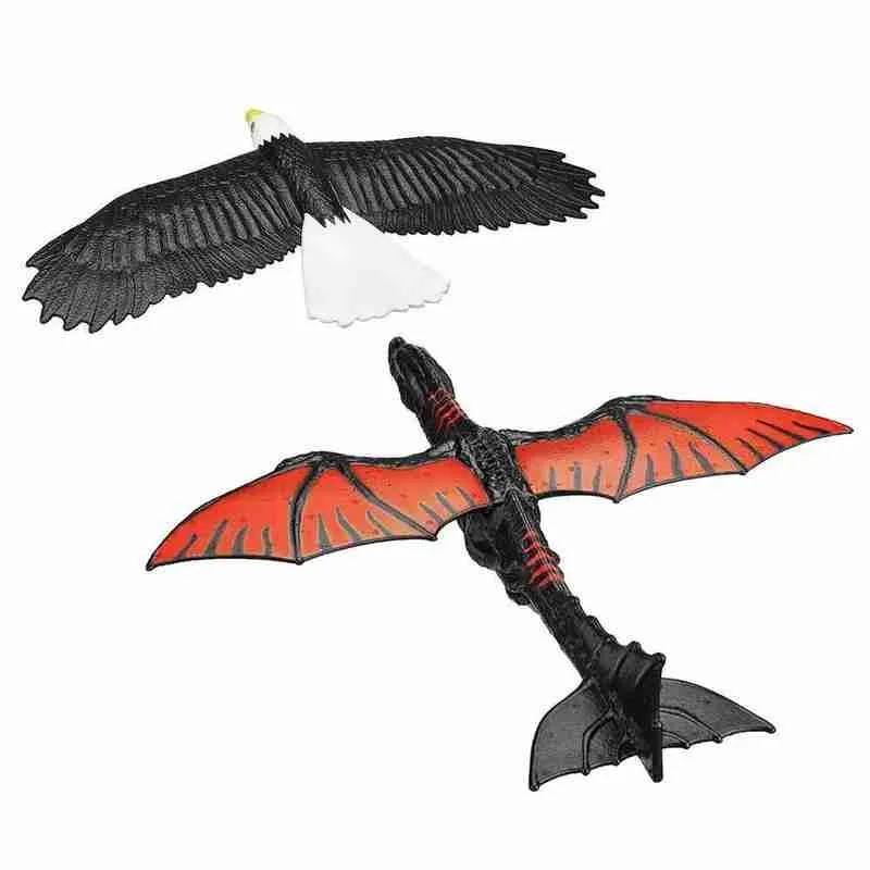 

45cm Dragon Shape Hand Throw Aircraft Epp Foam Airplane Model Airplane Toys Gift Launch Outdoor For Kids Toy H7E6