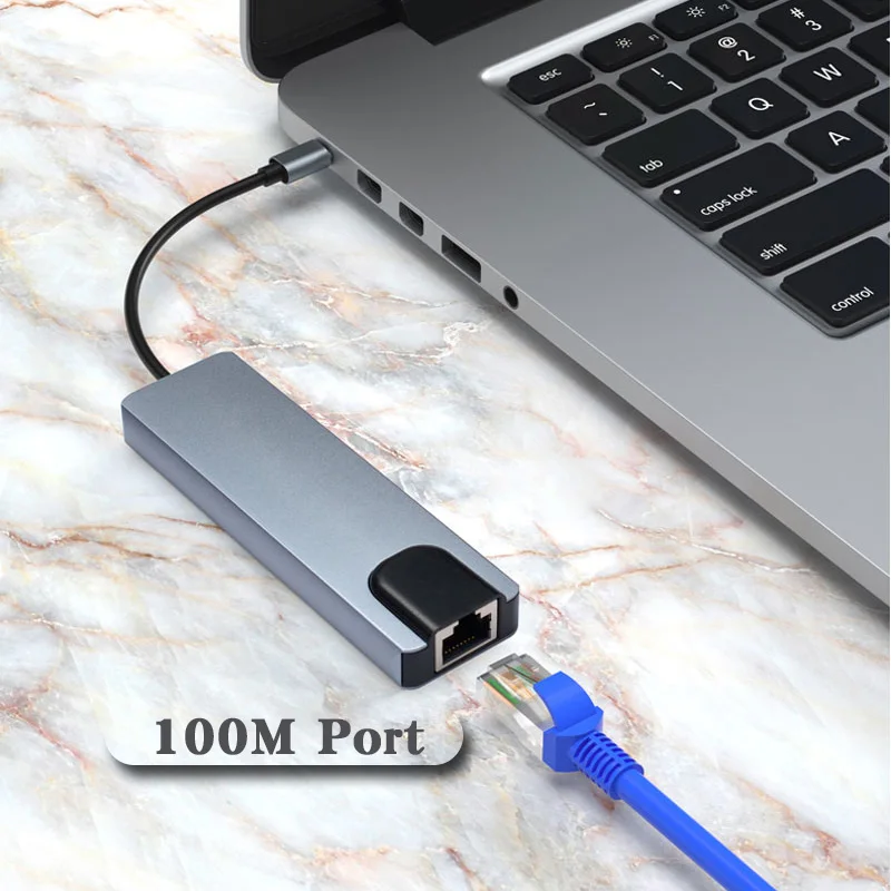 Тип C Usb концентратор с источника питания проводной USB 3 0 Многофункциональный док