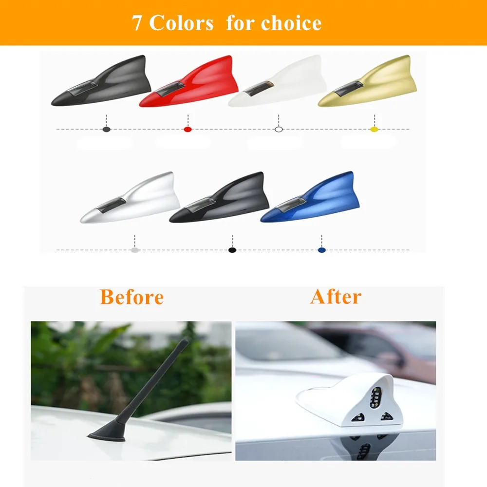 Автомобильная антенсветильник на солнечной батарее с защитой от столкновений |