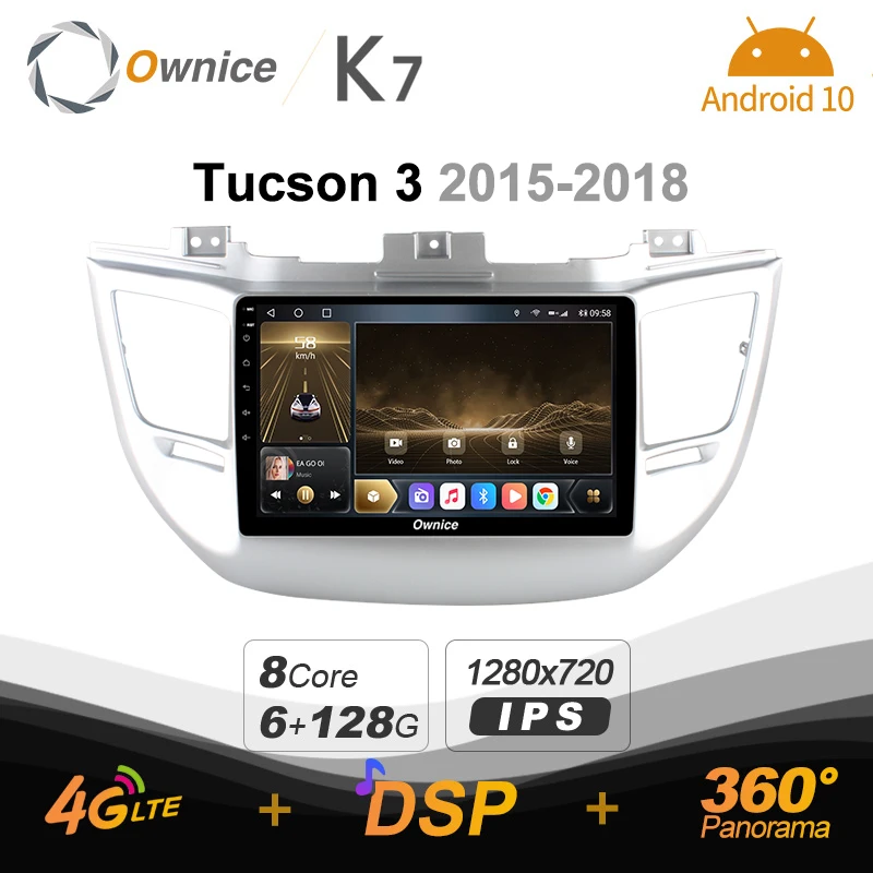 Ownice K7 Android 10 0 Автомобильный мультимедийный радио для Hyundai Tucson 3 2015 2018 GPS видеоплеер