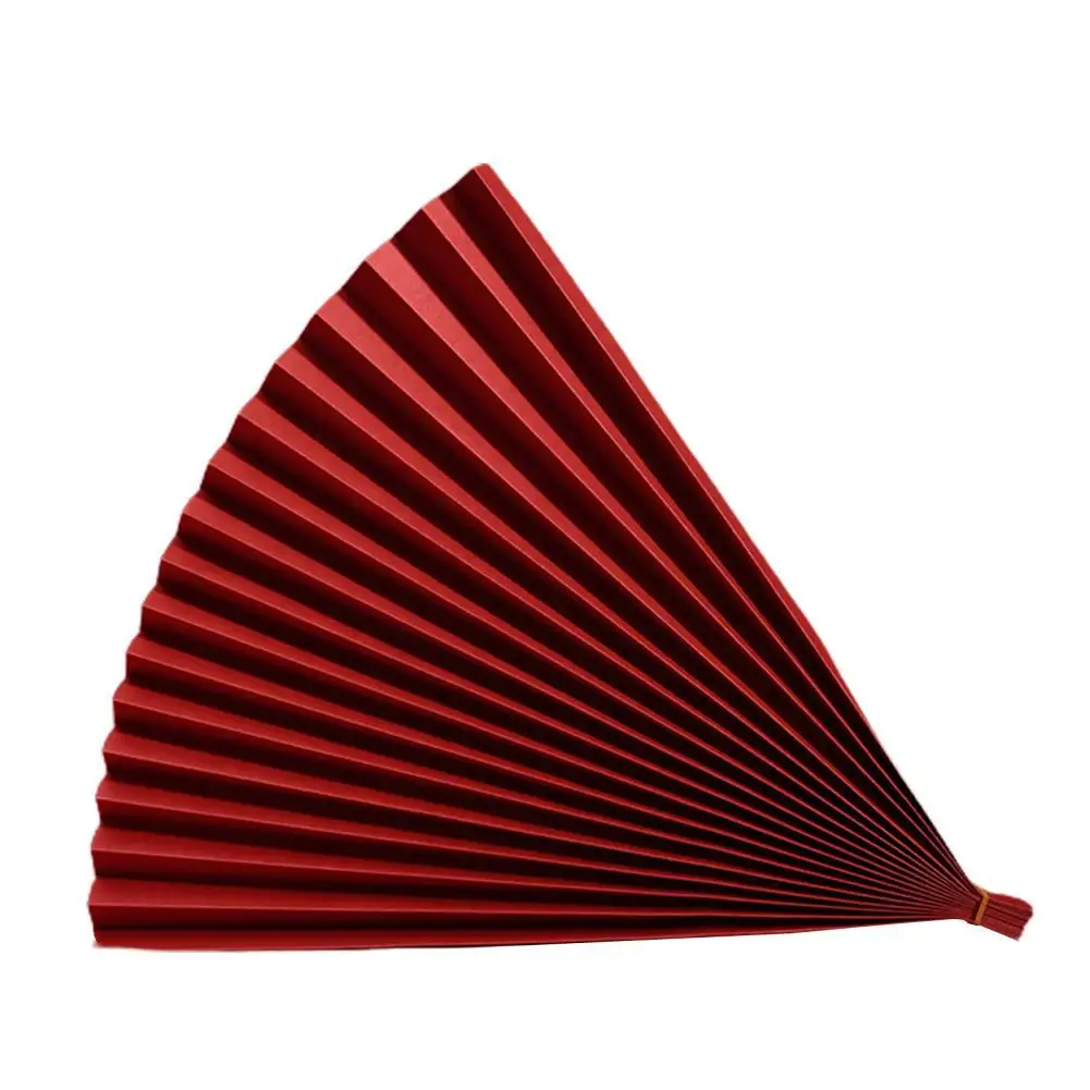 Ventilador plegable de estilo chino engrosada Estilo Vintage abanico de papel plegable ventilador plegable para el estudio accesorios de fotograf&iacute;a-0