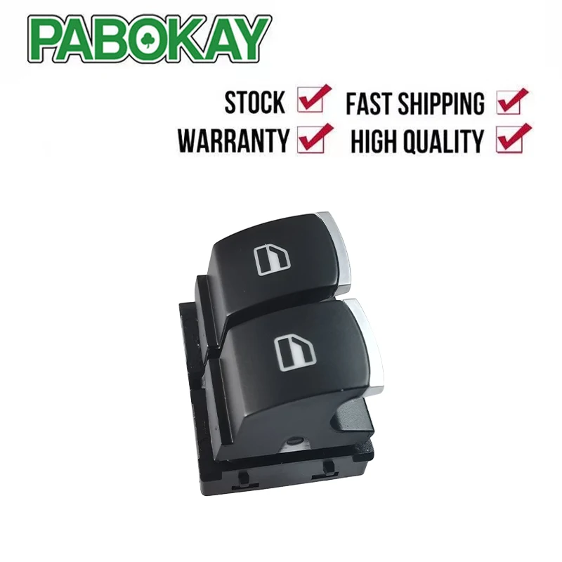 

For VW GOLF MK5 [2004-2009] Front Drivers Right Window Switch Pack 2 Door 5K3959857A