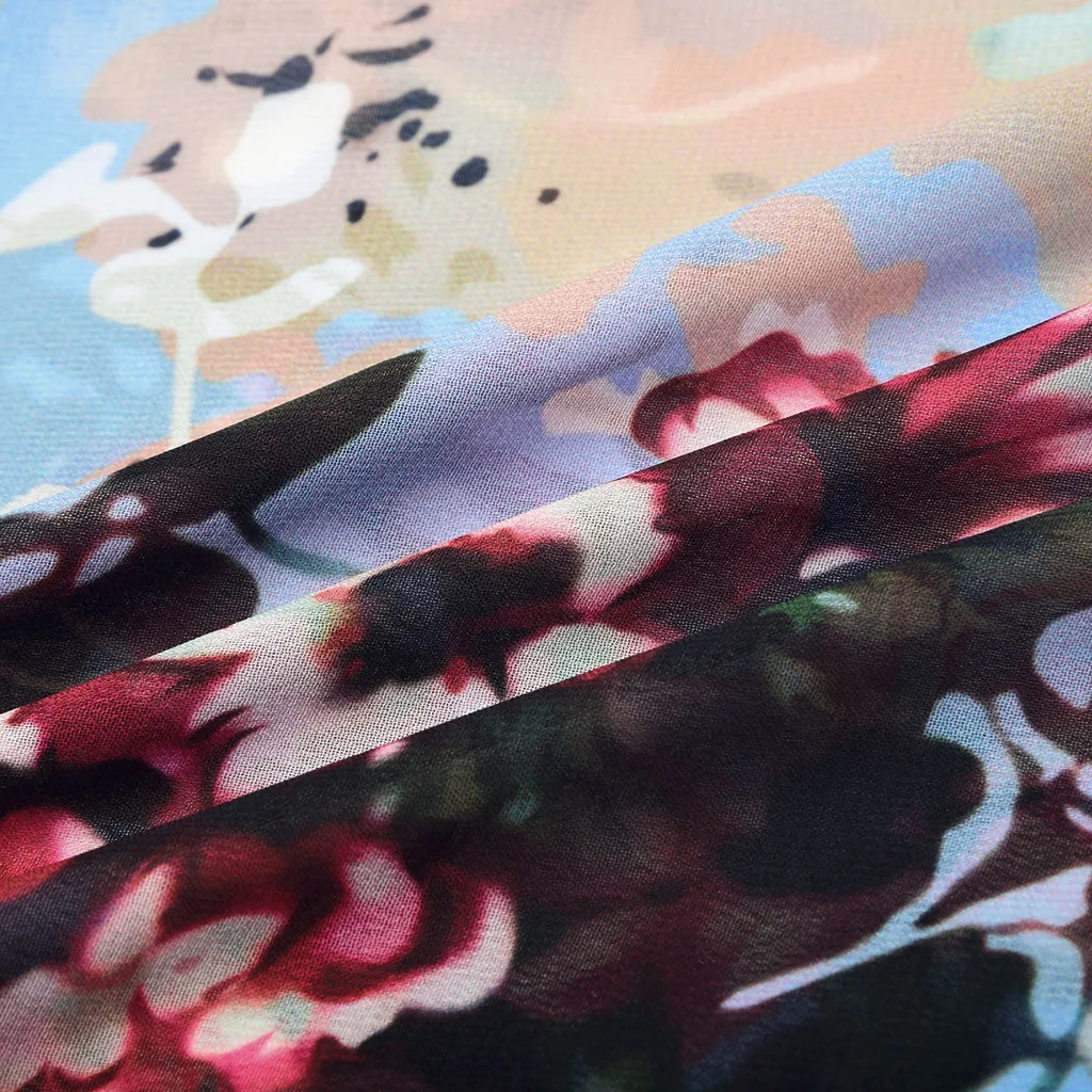 Женские блузки размера плюс рубашки прозрачная шифоновая летняя блузка топы