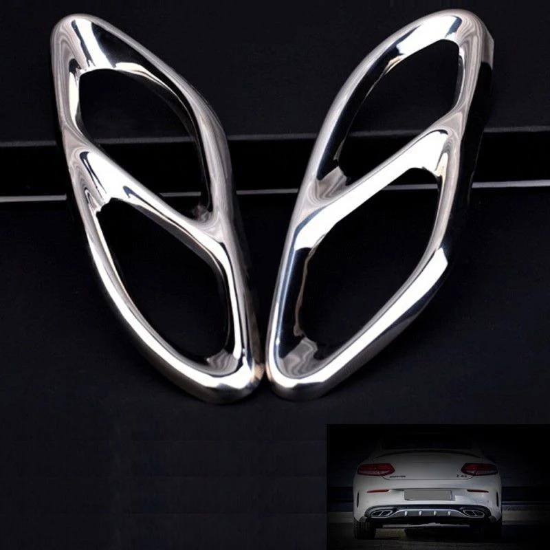 Аксессуары для автомобилей Украшение наконечника выхлопной трубы Mercedes Benz GLC300