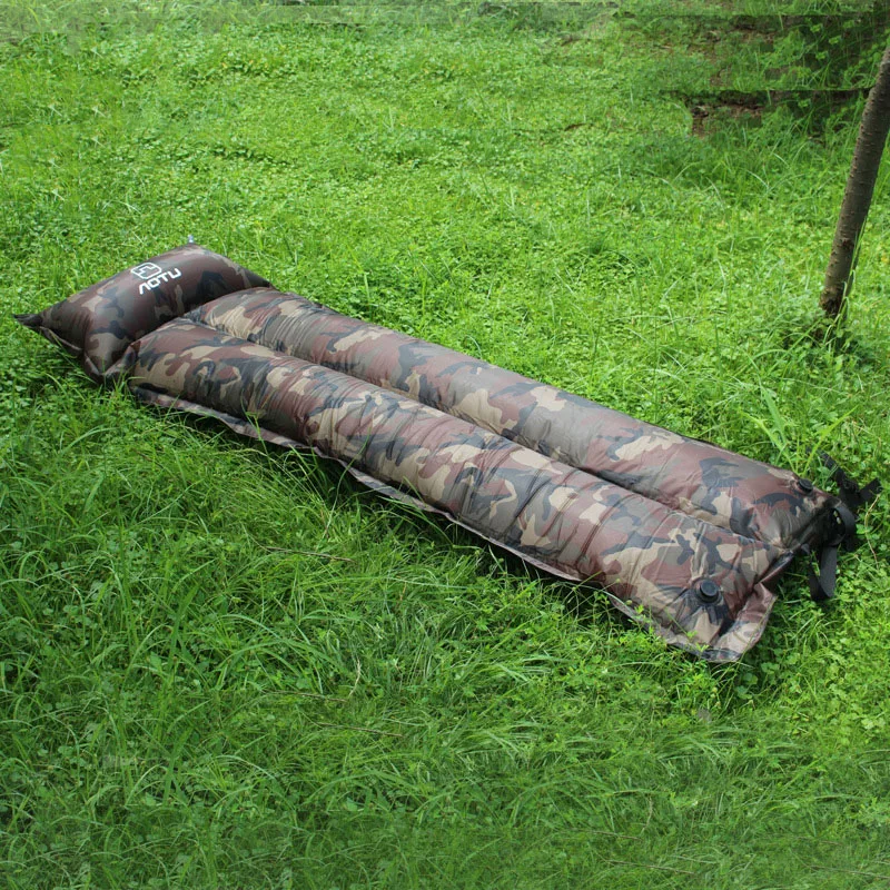 Туристический Коврик для сна надувной с подушкой влагостойкий отдыха на