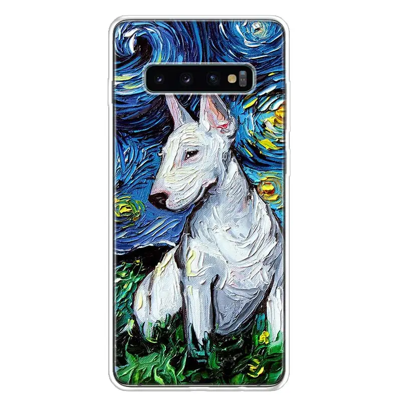 Чехол для телефона с щенками Бультерьера Galaxy A02S A03S A12 A22 A32 A42 A52 A72 A13 A23 A33 A53 A73 5G A10S A20S