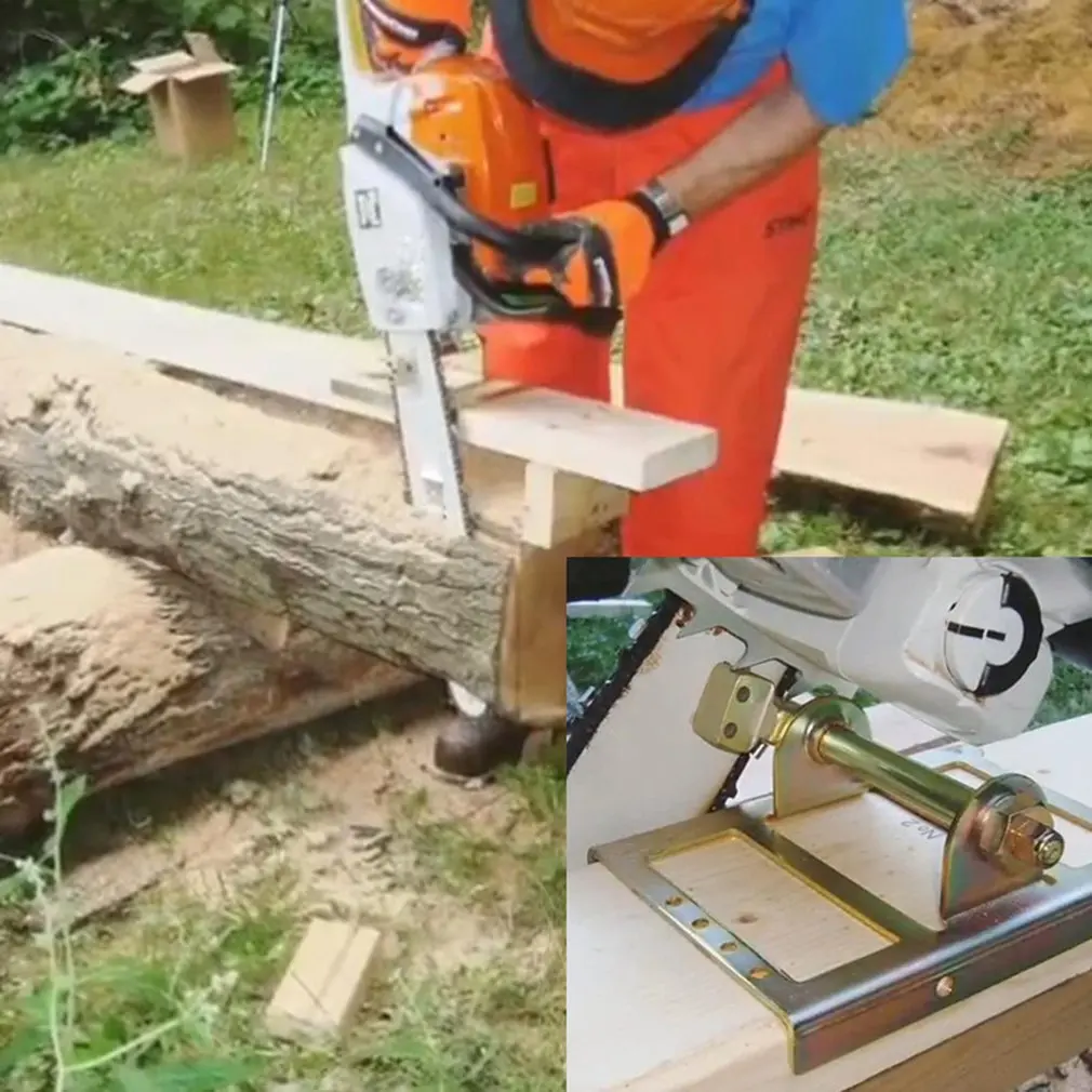 

Hot New Mini Chainsaw Mill Lumber Cutting Guide Bar Saw Wood Timber Chainsaw Attachment Cut Guide Milling Cutter For Builders