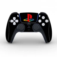 pure black logo protective cover sticker for ps5 controller skin for playstation 5 gamepad joystick decal ps5 skin sticker vinyl