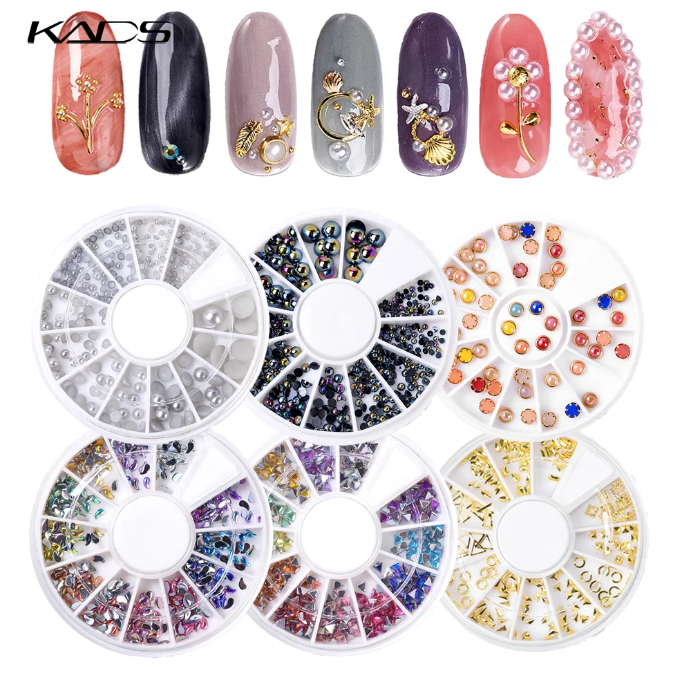 Необычные Бусины KADS 24 дюйма для маникюра 3D украшения ногтевого дизайна красивые