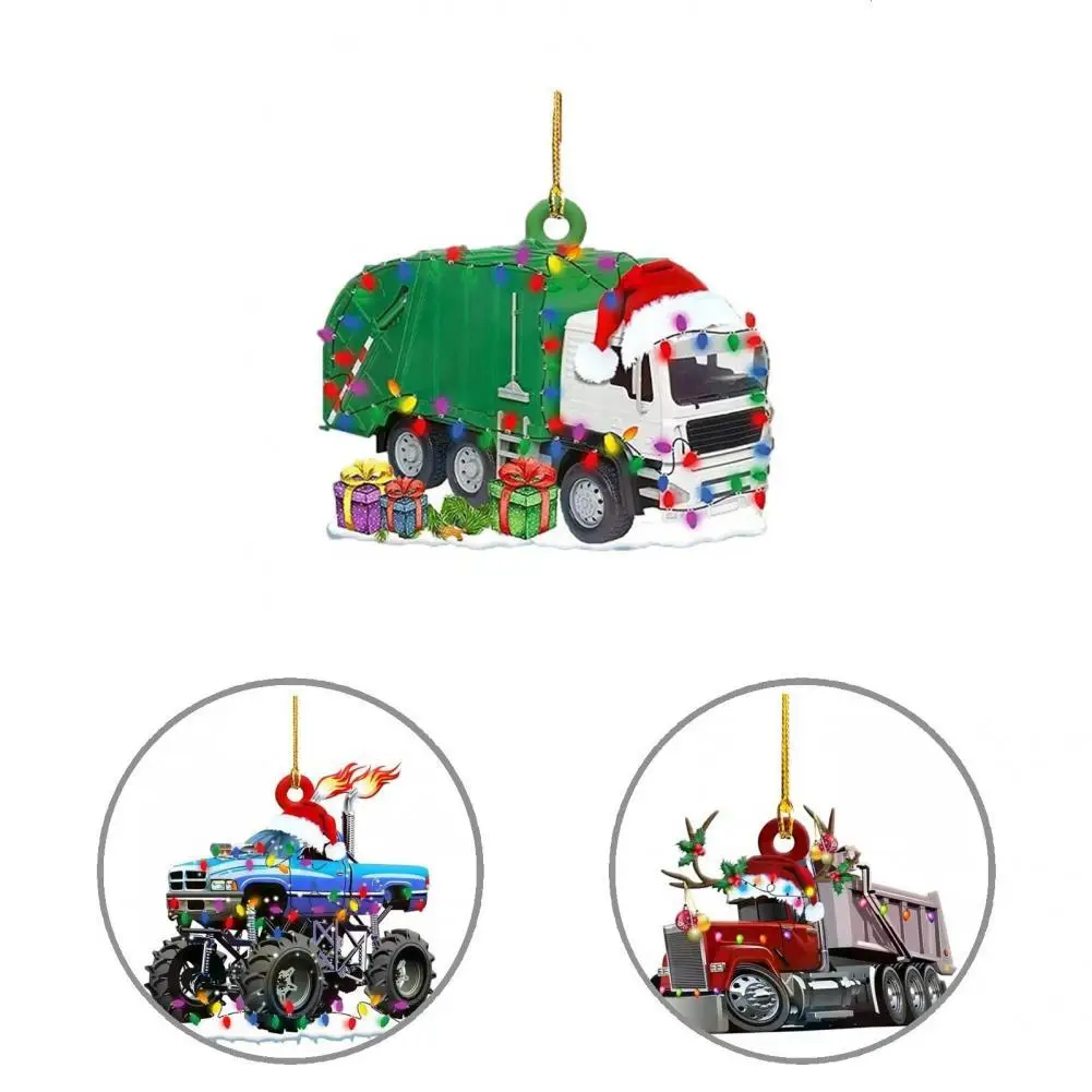 

Unique Widget Decor Durable Hard to Fade Adorable Bus Shape Hanging Widget Hanging Widget Hanging Decor