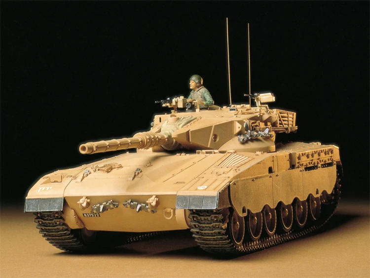 Tamiya 35127 масштаб 1/35 г. боевой танк из Израиля Меркава демонстрационная