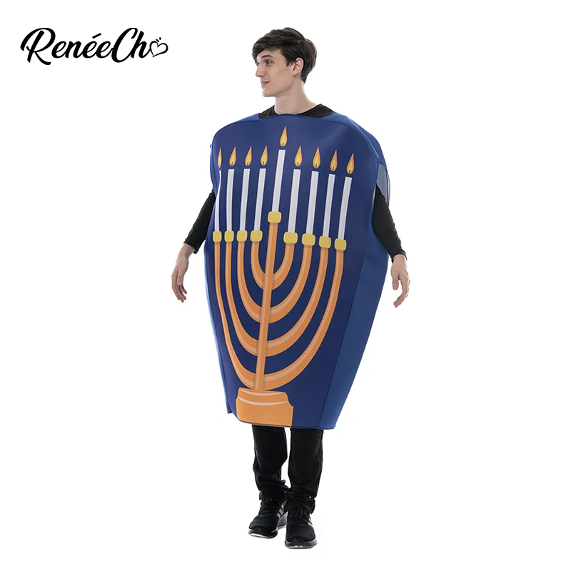 Мужской карнавальный костюм Reneecho orah Hannukah для Хэллоуина |