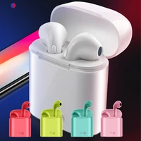 hbq i7s tws wireless bluetooth earphone stereo earbud headset with charging box for iphone 6 7 8 x android ios systems