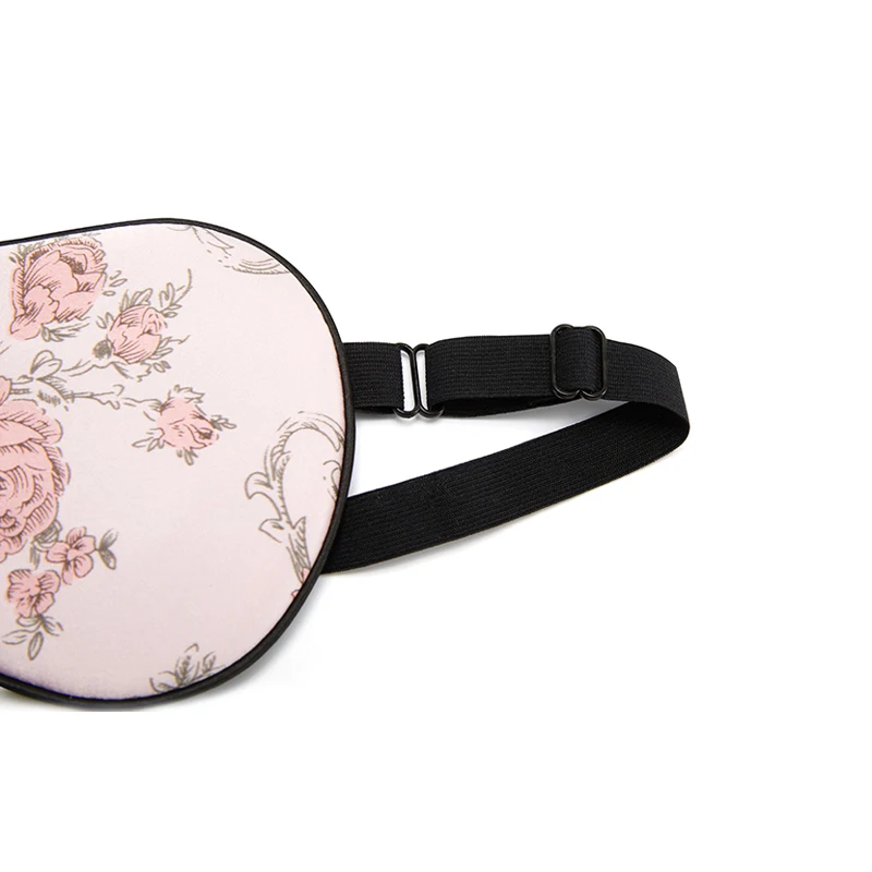 Маска для сна с фарфоровым узором 100% шелк тени век затенение повязка на глаза