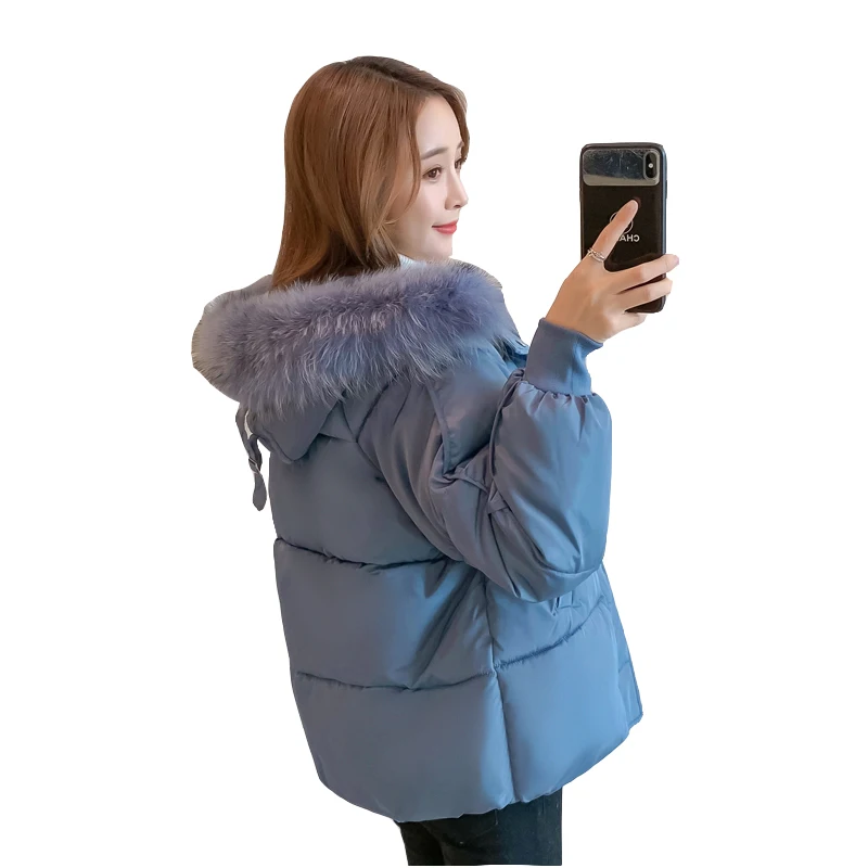 

Пуховик женский зимний короткий, с капюшоном, в Корейском стиле