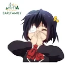 Автомобильная наклейка EARLFAMILY, 13 см х 9,9 см, для Rikka Takanashi, мотоцикла, автомобиля, бампер, стикеры, модная изящная наклейка, виниловая Водонепроницаемая декоративная
