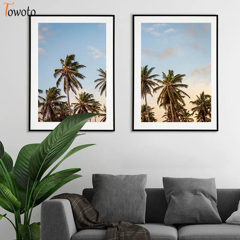 Берегового ландшафта настенные картины искусство закат с изображением