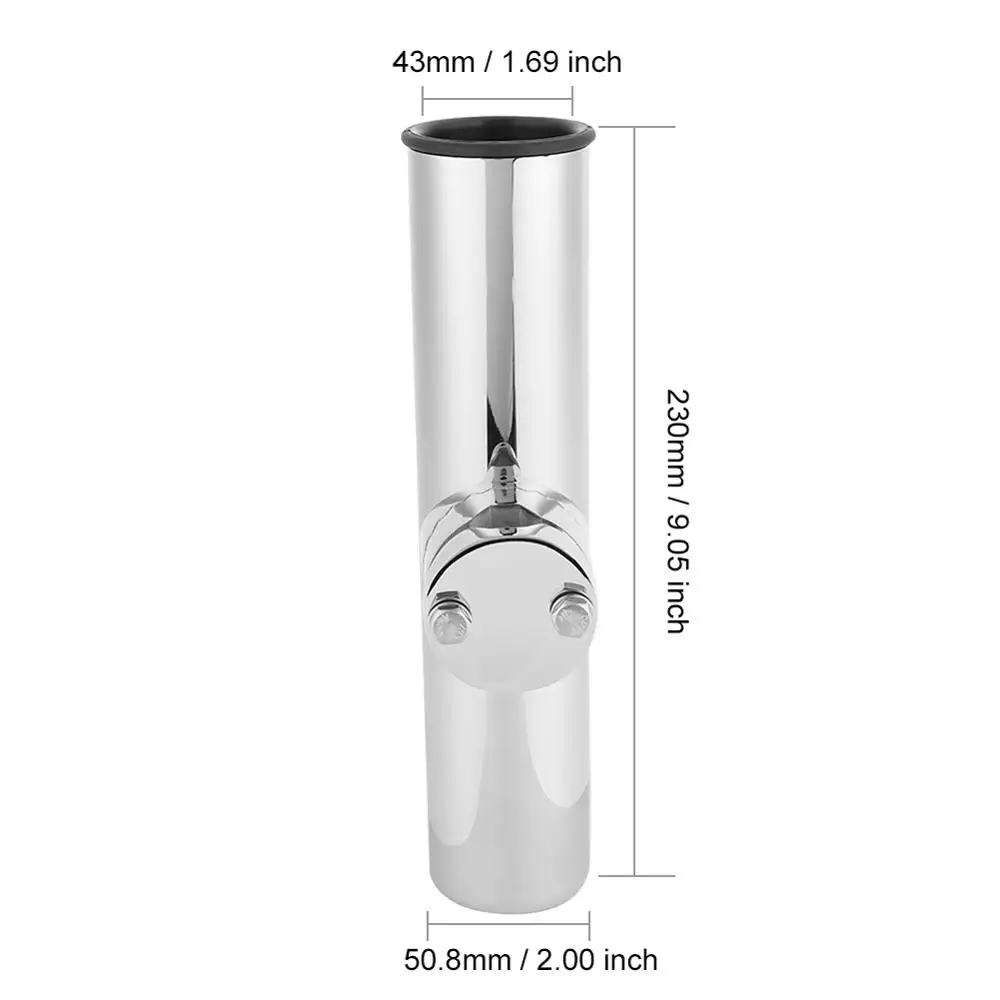 Регулируемый 2 дюйма 316 нержавеющая сталь Морская Лодка Удочка держатель