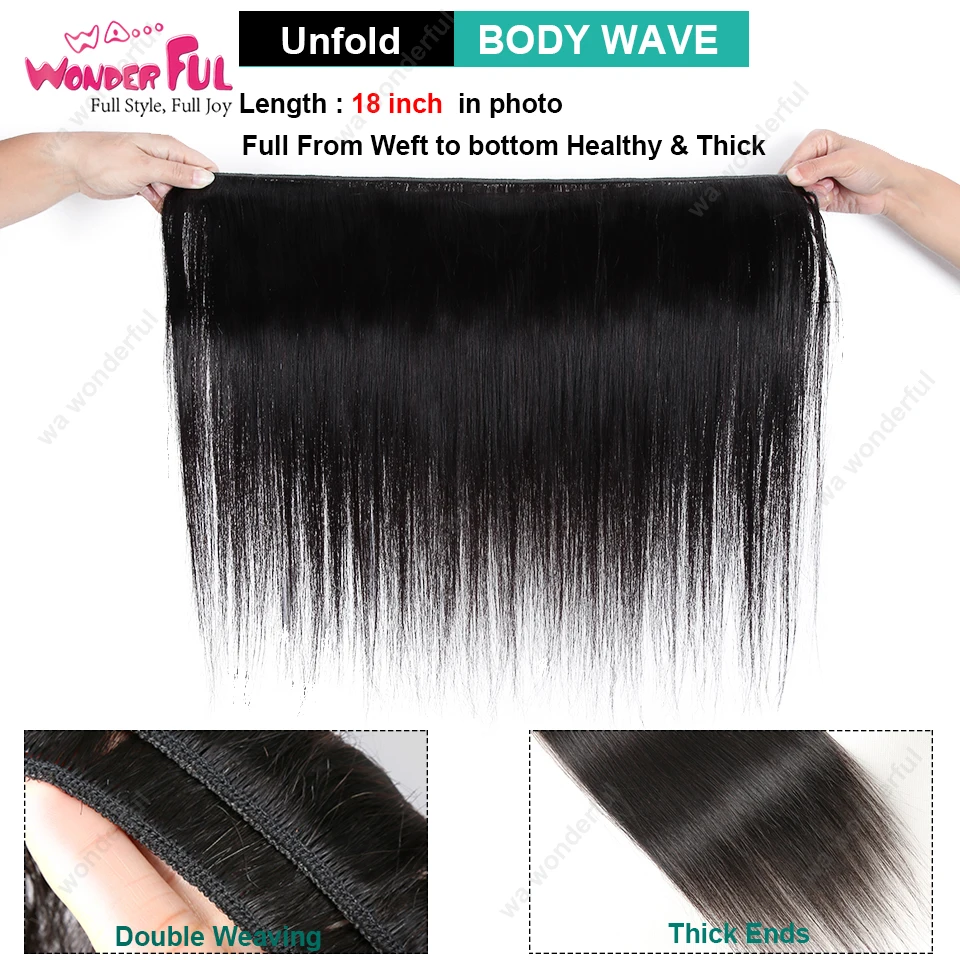 3 пряди из прозрачного кружева и застежка 28 дюймов человеческих волос с застежкой