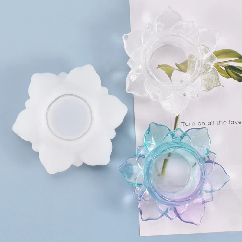 

DIY Crafts Crystal Epoxy Resin Mold Flower Storage Box Casting Silicone Mould