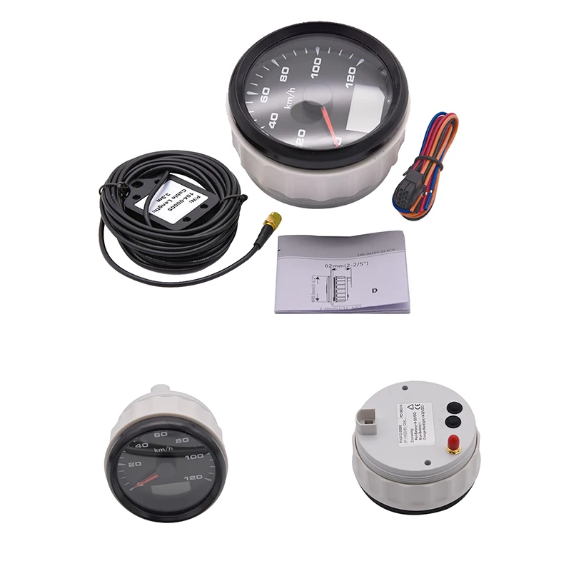 120 км/200 км/ч одометр 85 мм Лодка GPS скоростной грузовик автомобиль IP67