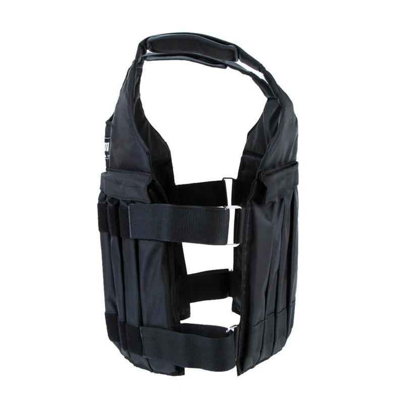 SUTEN Max 20 kg of load weight adjustable Weighted Vest jacket vest exercise boxing training Invisible Weightloading sand clothi | Спорт и