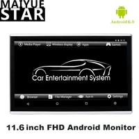 11 6 inch android 9 0 216g car headrest monitor hd 1080p video touch screen wifibluetoothusbsdhdmifm mp5 video player