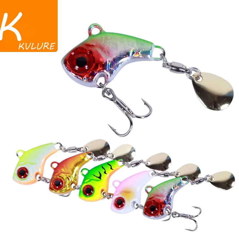 

7g 10g 14g 20g Metal Mini VIB Spoon Spin Sequin Lure Tackle Pin Hard Bait Crankbait Vibration Spinner Sinking Fishing