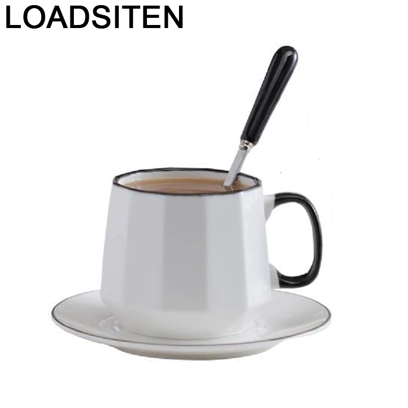 Caffe Coffe новая посуда для молока Xicara и большой чай Забавный Tasse кафе милый фарфор