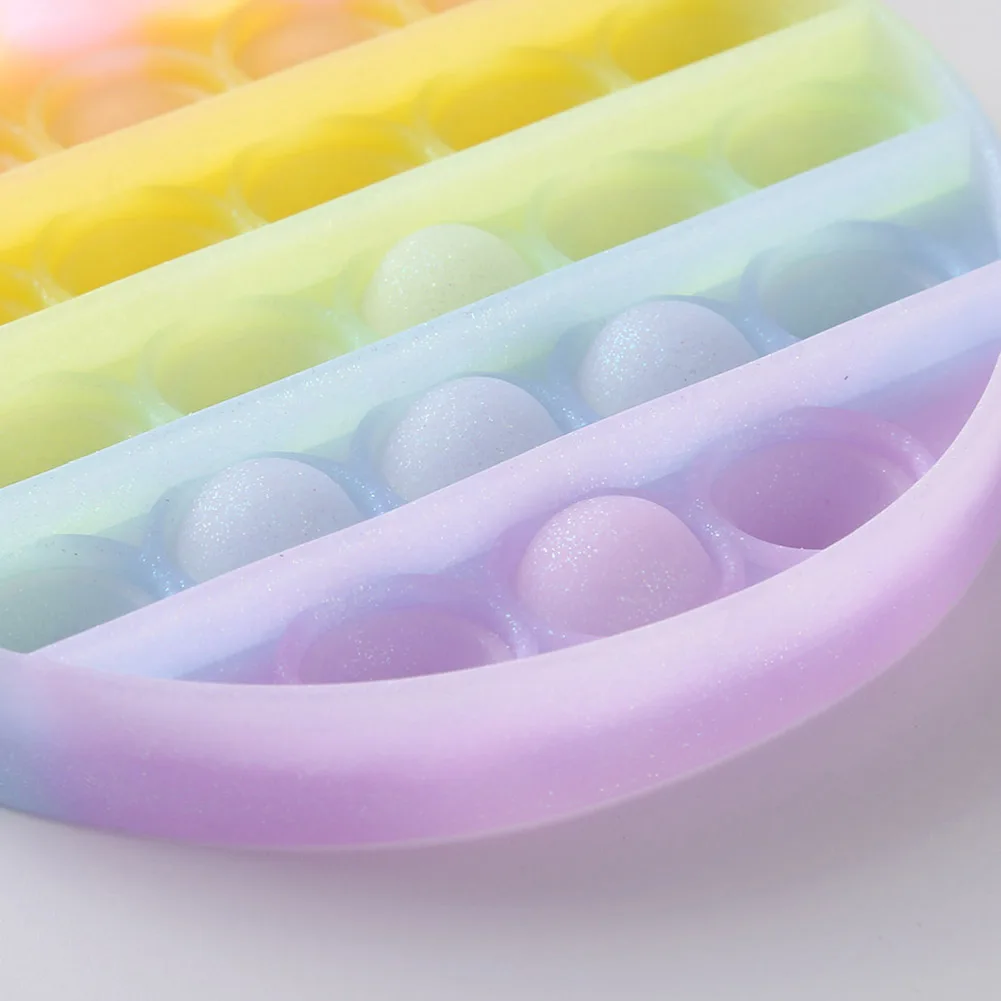 

Funny Antistress Toys Push Fidget Reliver Stress Toy Rainbow Bubble Adults & Children Sensory Toys to Relieve