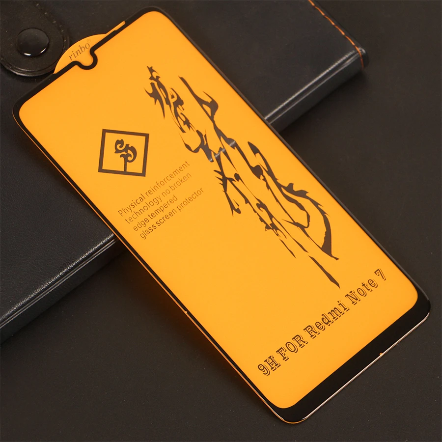 6D полное клеевое покрытие закаленное стекло пленка для Xiaomi Redmi Note 7 6 K20 Pro 6A Mi 9T 9 8 A2