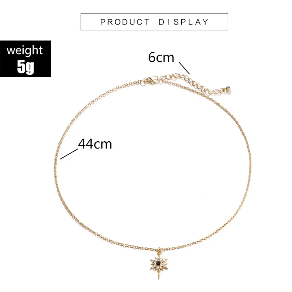 

Fashion Necklace Women Convenient Collocation Collarbone Personality Trendy Chain Clothing Accessories