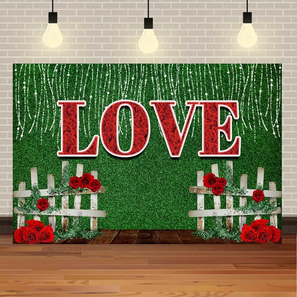 

NeoBack День Святого Валентина 14 февраля любовь сердце роза цветок газон кирпичная стена вечеривечерние баннер фото фон фотография фон