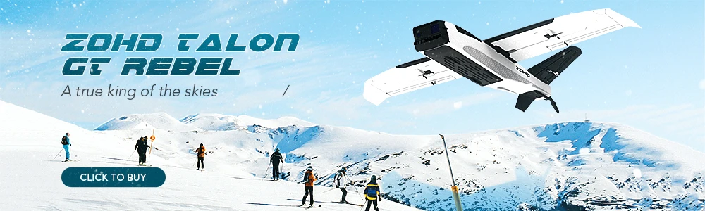 ZOHD Talon GT Rebel 1000 мм размах крыльев V-Tail BEPP FPV Самолет RC самолет Летающий крыло PNP
