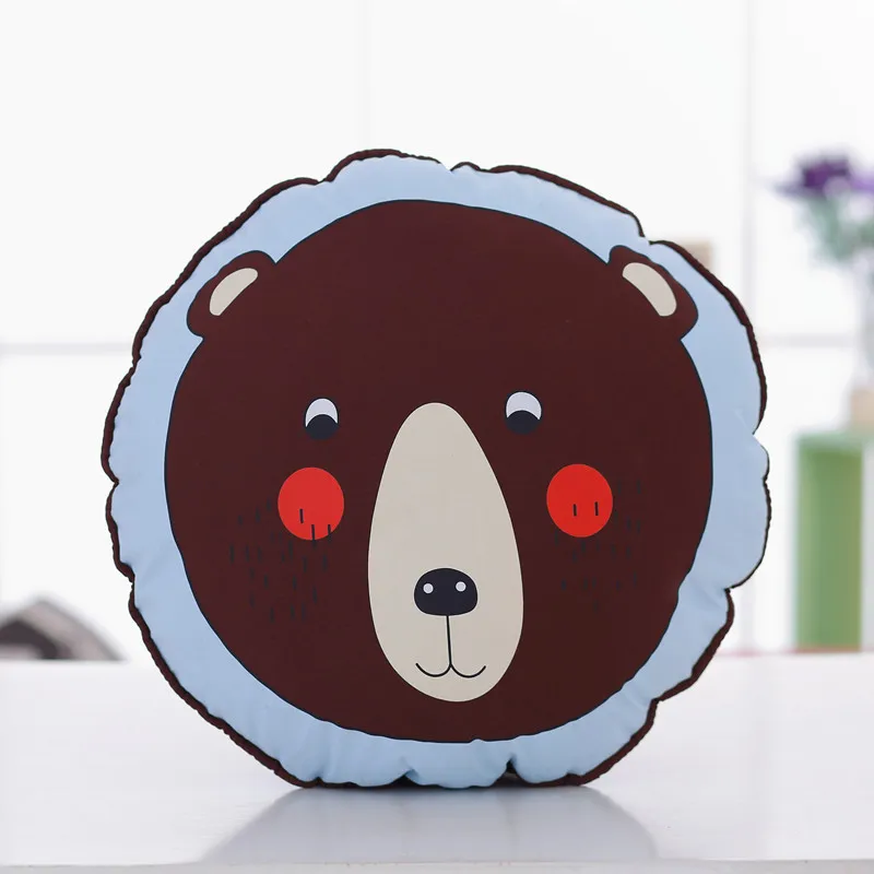 2019 Милая новая круглая кукла подушка с головой льва милая мультяшная Подушка