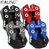 for nmax125 nmax155 n max n max nmax 125 155 motorcycle cnc side stand pad plate kickstand enlarger support extension