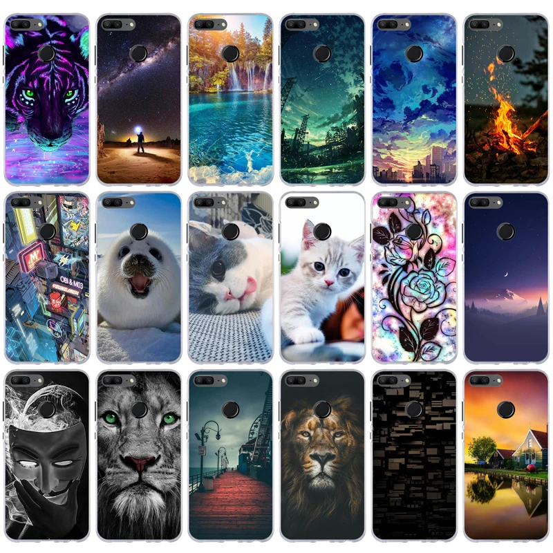Чехол для Huawei Honor 9 Lite чехол 5 65 дюйма Мягкая силиконовая задняя крышка Fundas huawei Honor9