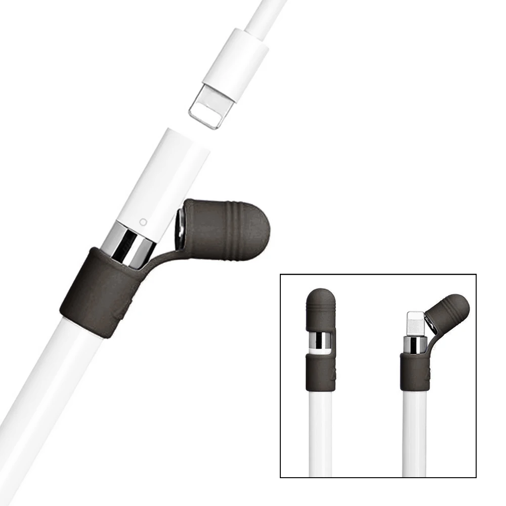 Силиконовый чехол подставка для защиты от потери iPad Pro Apple Pencil IPencil Stylus Pen|Стилусы
