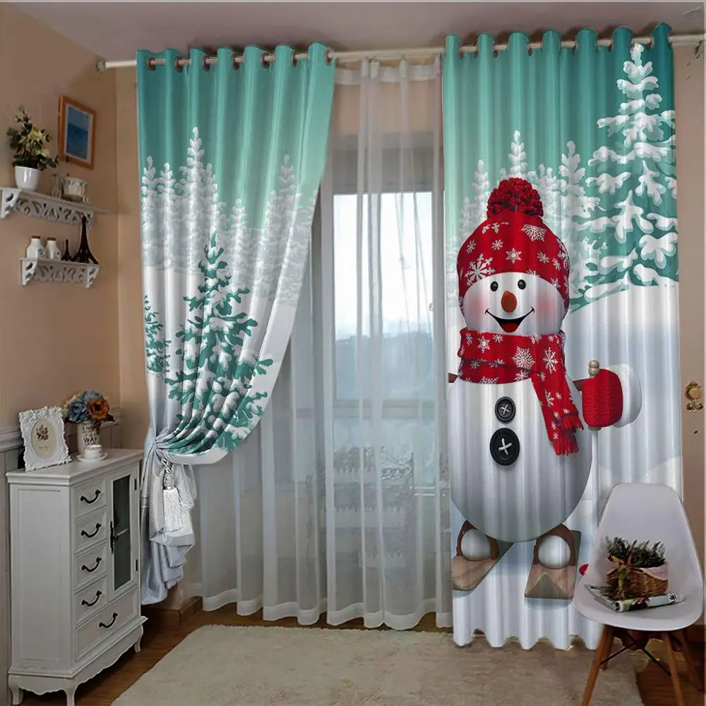 Рождественская занавеска стильная футболка с изображением персонажей видеоигр