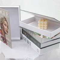 2021 new book box decoration box storage beautiful fashion luxury home decoration ornaments can be photographed and customized