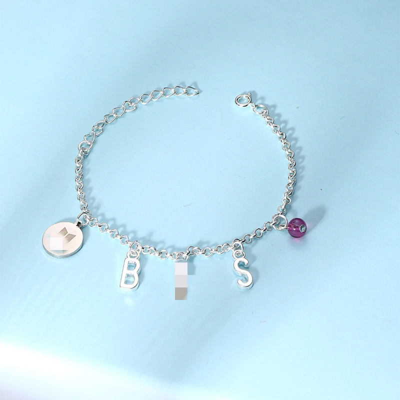 

Wholesale Kpop Idol Bangtan Boys Butter Alloy Bracelet Chain Bracelet Women Jewelry For Party Fashion Jewelry Fans Collection
