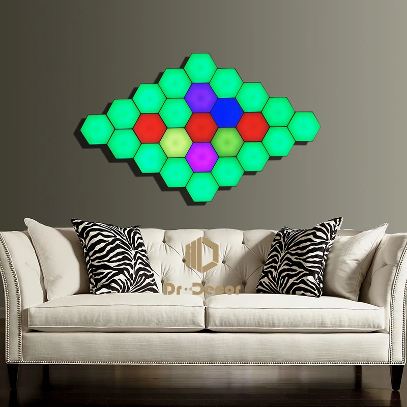 Современный светодиодный ночник RGB для украшения дома квантовая модульная лампа