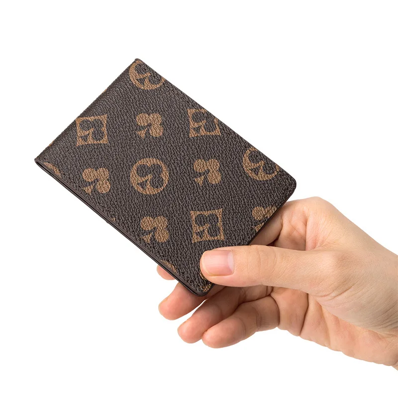 

Mini Classical Wallet Credit ID Card Holder Purse Driver License Card Set Women Man Brand Designer Bag Unisex Leather Money Case