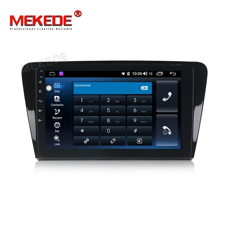 MEKEDE 10 дюймов Andorid 9 ram 2G rom 16G ram 32G 1024*600 экран автомобильный аудио для Skoda Octavia A7 2013 Авто ПК радио