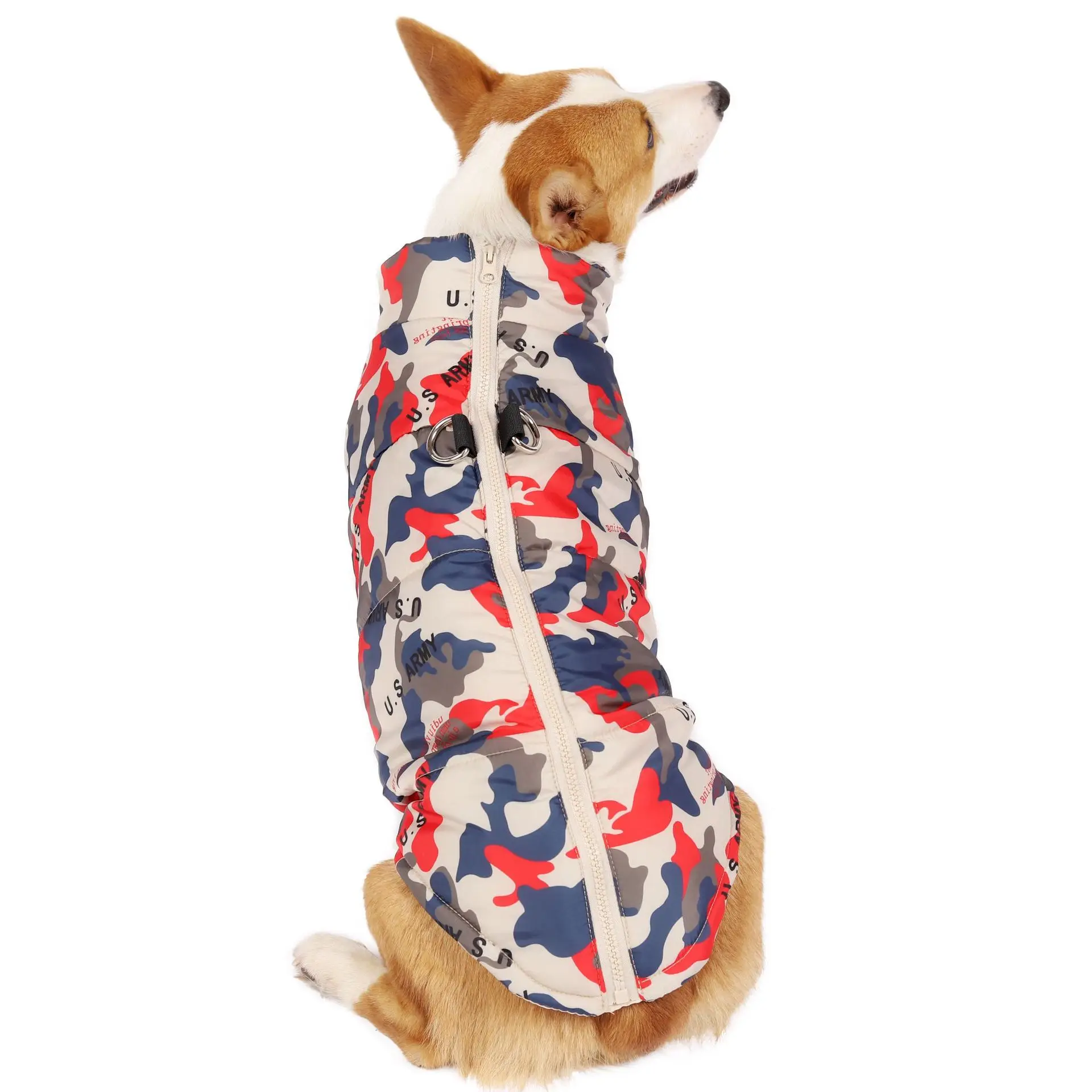 Костюм для собаки зимнее пальто водонепроницаемое и ветрозащитное лыжный костюм